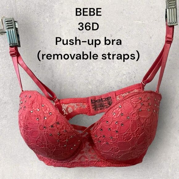 Bebe pink push up bra 36D - Picture 1 of 3